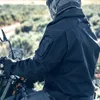 Herrjackor motorcykel män taktiska vattentäta rockar militär multipocket Biker Bomber Jacket utomhus Big size last Windbreaker HQ 231030