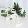 Wedding Flowers Bride Bouquet Bridesmaid Waterfall Flower Vintage Rose Marriage Party Supplies Luxurious