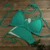 Städtische Sexy Kleider Sommer Neue Handgemachte Häkeln Bikini Set Badeanzug Urlaub Club Party Brasilien Badeanzug Vestidos