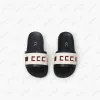 New Fashion Children Baby Slippers Summer Outdoor Shoes Kids Boys Girls Designer Stripe Letter Print Falt with Shoes Classic Slipper Eur26-3