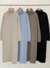 Temel gündelik elbiseler Realeft Sonbahar Kış Gevşek Yavurucu Düz Kadın Kazak Uzun Kollu Sıcak Örme Şık Kadın 231031