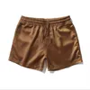 Männer Nette Mini Kurze Shorts Sexy Sommer Braun Shorts Plus Größe Jungen Spitze-Up Laufen Sport Board Gym Vintage beachwear217g