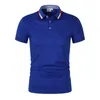 Polo da uomo 2023 Polo estiva T-shirt da baseball con colletto casual Manica corta Moda Gioventù Ufficio Affari