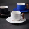 Porcelain Coffee Cups Cup and Saucer Set Ceramic Mug Coffee Teaware Tea Tableware Espresso Accessories Reusable Coffeeware