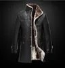 Couro masculino faux mens roupas genuínas ovelhas casaco natural inverno parka real pele longa pelúcia grossa oversize casacos de pele de carneiro para homem m5xl 231031