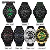 Armbandsur Sanda Luxurious Handlift Light Multi Function Outdoor Sports Quartz Watch Watertproof Alarm Clock Led Digital Men's Wrist