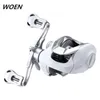 WOEN Nieuwe stijl ET200 Micro materie Luya Baitcasting reel 7.2:1 snelheid verhouding Reservoir vissen verre wiel