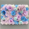 Forniture di nozze decorazione di sfondo Muro di fiori di simulazione di plastica di fiori di seta di peonia di rosa ortensia