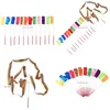 Dance Ribbon 12pcs 4m Colorf Gym Rilmons Rhythmic Guphinsics Ballet Dancing Art Treamers للأطفال