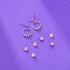 Brincos pendurados 11.11 venda joias da moda 2023 flor design borla feita com cristal austríaco para meninas festa de casamento bijuteria presente
