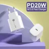20W PD USB Tip C Duvar Şarj Cihazları ABD Fiş Hızlı Şarj Seyahat Adaptörü Ev Cep Telefon Şarj Cihazı Xiaomi Huawei Samsung B1