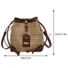 Schoudertassen trekstring tekenen soul tassen tassen zomer geweven emmer weven gemaakt casual crossbody bagscatlin_fashion_bags