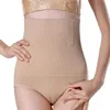 Mutandine modellanti per il corpo a vita alta da donna, pancia senza cuciture, controllo della pancia, vita dimagrante, pantaloni modellanti, cintura intima, pelle nera, vita297d