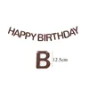 パーティーデコレーション1セット2.5mかわいいベアガーランドカートン子供用のお誕生日おめでとうバナー