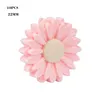 10st 22mm Chrysanthemum Sunflower Mini Silicone Pärlor DIY PACIFIER Kedja Baby Mother Kids Care Products Accessories Fashion JewelryBeads smycken Tillbehör