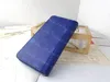 Designer WALLET Men's Fashion Compact Short Slender Wallet Luxury ID Card Holder Pocket Organizer Blue Zippy purse M30271