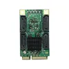 Mini PCI-E 88SE9215 Placa de expansão SATA 6G de 4 portas SATA-3 Placa adaptadora de conversão de disco rígido