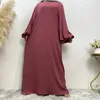 Vêtements ethniques Eid Femmes Musulman Abaya Robe 2 Pièces Ensemble Robes De Fête Ramadan Dubaï Lanterne Manches Maroc Kaftan Robe Longue Robes