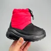 Enfants enfants épaissir peluche botte de neige garçons filles fourrure imperméable fourrure camouflage bottes d'hiver bébé tout-petits chaussons face vers le bas chaussures cheville genou NF baskets