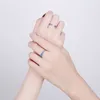 Cluster Rings 2Pcs Set Creative Meteor Shower Star Inlaid Zircon Open Style Couple Adjustable Fashion Jewelry Lover Gifts R0881