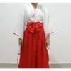 Uniforme de Cosplay Kimono Anime, déguisement d'halloween pour femmes, perruque, ensemble complet, Costume Inuyasha Kikyo