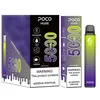 Poco Riesiger Einweg-Vape-Stift, 5000 Puffs, elektronische Zigarette, 15 ml Mesh-Spule, wiederaufladbarer Verdampfer, Starter-Kit, 10 Geschmacksrichtungen