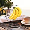 Dinnerware Sets Small Tools Fruit Rack Metal Storage Shelves Banana Holder Stand Iron Moon Shaped Hanging