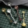 Spoons Supply Shape Kitchen Retro Spoon Alloy Coffee Dinnerware Teaspoon And Gifts Flower Dessert Dragonfly Forest Crafts