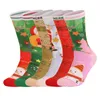 Mingjun Europe et Amérique Chaussettes de Noël d'hiver Chaussettes de basket-ball à fond de serviette épaissi Chaussettes de sport antidérapantes et absorbant les chocs Chaussettes à tube moyen transfrontalières