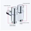 Angle s G12 Alloy Double Control 1 In Two Out Wall Mount Washing Machine Faucet Toilet Triangle For Bathroom 231030