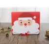 Veille de Noël Big Gift Box Santa Claus Fairy Design Kraft Papercard Présent Party Favor Activité Boîte Rouge Vert Cadeaux Paquet Boîtes FY4651 1031