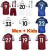 Jugend Männer Fußball 10 Lucas Paqueta Trikot 23-24 Verein 5 Vladimir Coufal 20 Jarrod Bowen 9 Michail Antonio 4 Kurt Zouma 19 Edson Alvarez Fußballtrikot-Kits XiHanMuLian