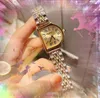 Reloj de moda de cuarzo con diseño de forma especial, reloj resistente al agua superbrillante, correa de acero inoxidable para mujer, pulsera con bisel de tanque romano Retro Popular, relojes para regalo