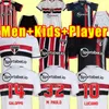 2023 2024 Maillots de football de Sao Paulo à domicile Dani Alves REINALDO Pato Pablo Chemises de football V. Bueno Hernanes Igor Gomes Fans Player Version troisième hommes enfants