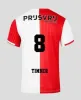 23 24 Feyenoords Kokcu Soccer Jerseys Home Away Gimenez Danilo 2023 2024 Trauner Men Top Kids Kit Hartman Gimenez Paixao Taabouni Voetbal Football Shirt Maillot