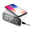 qi 15W Wireless Charging Dual Wecker Drahtlose Lautsprecher Typ-C Lade Ausgang Kabel 5W Bluetooth Lautsprecher Guter Partner von Ihnen