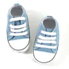 Första Walkers Baby Canvas Classic Sports Sneakers Baby Boys Girls Print Star First Walkers Shoes Spädbarn Toddler Antislip Baby Shoes 231031