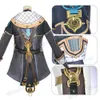 Costume Parrucca Set completo Abiti Genshin Impact Fontaine Freminet Scarpe Cosplay Stivali Costumi per feste