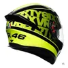 AA Designer Hjälm Full Face Open Face Motorcykel AGV Hjälm Italien Rossi Limited K5S AGVK1 Manlig motorcykel Vuxen Full Hjälm Fall Protection Yi Carc PQ1U