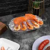 Тарелки Ведро для морепродуктов Эль-бочка Ресторан Надежный металлический практичный контейнер Овальный горшок
