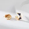 Stud Earrings Multicolor Cute Geometric For Women Fashion Lady Engagement Accessories