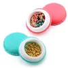 3pieces/lot candy color Macarons storage box portable Mini gift package box lovely jewelry package box case for Small items Jewelry AccessoriesJewelry Packaging