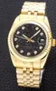 AAA Högkvalitet Par Klockor Designer Mens Titta på lyxklockor DateJust Movement Wristwatches Men Gold Watch Automatic Waterproof Yacht President Master Master