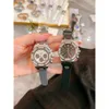 AP Women dyra diamantklocka Royal Oak Bust Down Watches 9KOD Fantastiska diamanter Bezel Rubber Strap Fashion Quartz Uhr Montre Audmar Luxe