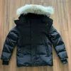 Halloween Mens Veste Real Coyote Fourrure Designer Homme Puffer Outdoor Coupe-vent Jassen Vêtements d'extérieur à capuche Fourrure Manteau Veste Manteau Hiver Parka Doudoune 7UK2