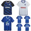 Mens 28 SENAYA Camisas de futebol RC Estrasburgo 2 GUILBERT 9 GAMEIRO 27 SISSOKO 19 DIARRA 12 MOTHIBA BELLEGARDE EMEGHA NYAMSI DELAINE DOUKOURE Camisa de futebol Kits Clube