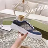 New Hot Designer Sneaker plat formateur chaussures décontractées denim toile cuir lettre blanche plate-forme de mode hommes femmes baskets baskets 36-45 sy231004