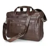Oryginalna skórzana biznes 17 -calowa torba komputerowa teczka laptopa mężczyzn torebki biurowe maletyny hombre237v