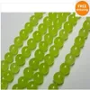 6 mm groene Peridot edelsteen ronde losse kraal 15''222T