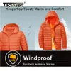 Mens Jackets TACVASEN Lightweight Puffer Quilted Polyester Nylon Jacket Ripstop Quick Dry Hooded Down Insulated Windbreaker Coat 231031